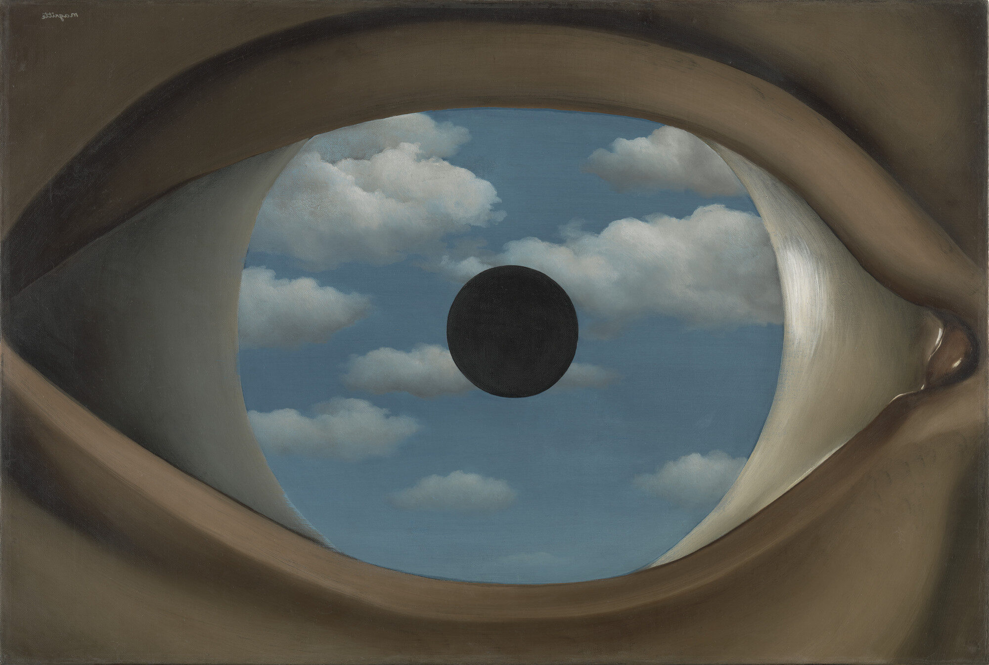 The False Mirror, 1929 by René Magritte