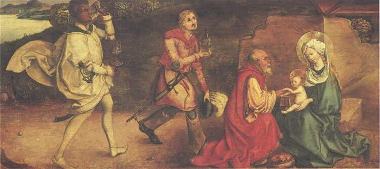 Adoration of kings, c.1490 - 1493 by Albrecht Durer