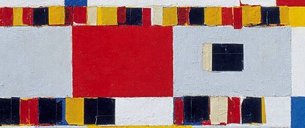 Detail of Victory Boogie (1942-44) by Piet Mondrian