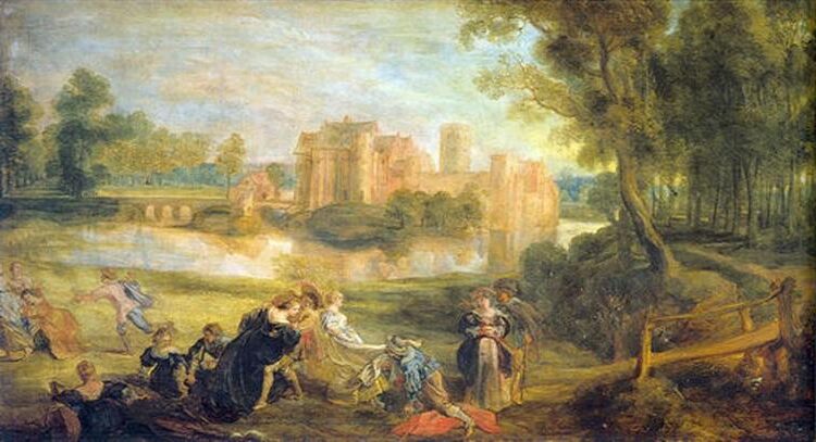 Castle Garden by Peter Paul Rubens, c.1630 - c.1635