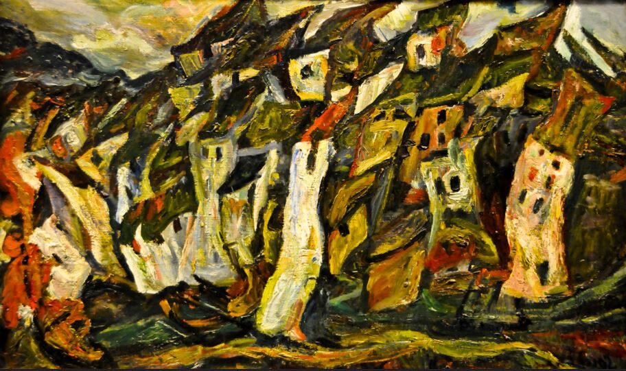 Les Maisons, 1921 by Chaim Soutine