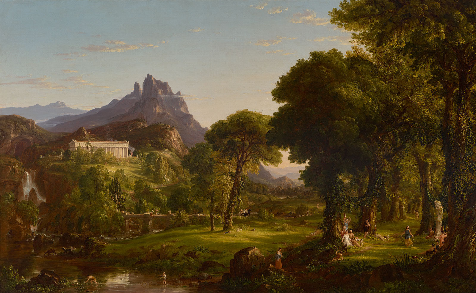 Dream of Arcadia, 1838 by Thomas Cole