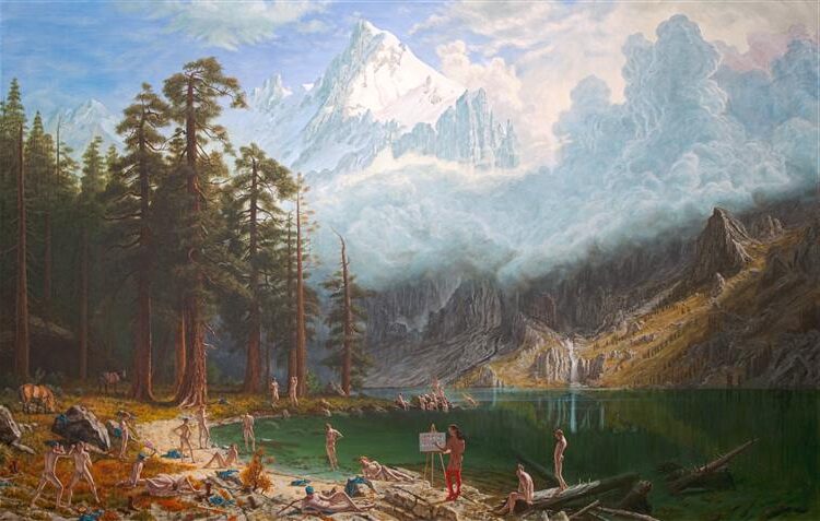 History is Painted by the Victors (2013) by Kent Monkman reflects a bold critique of colonial history
