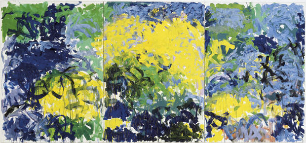 La Grande Vallée XIV (For a Little While) (1983) by Joan Mitchell reflects the expansive beauty of nature