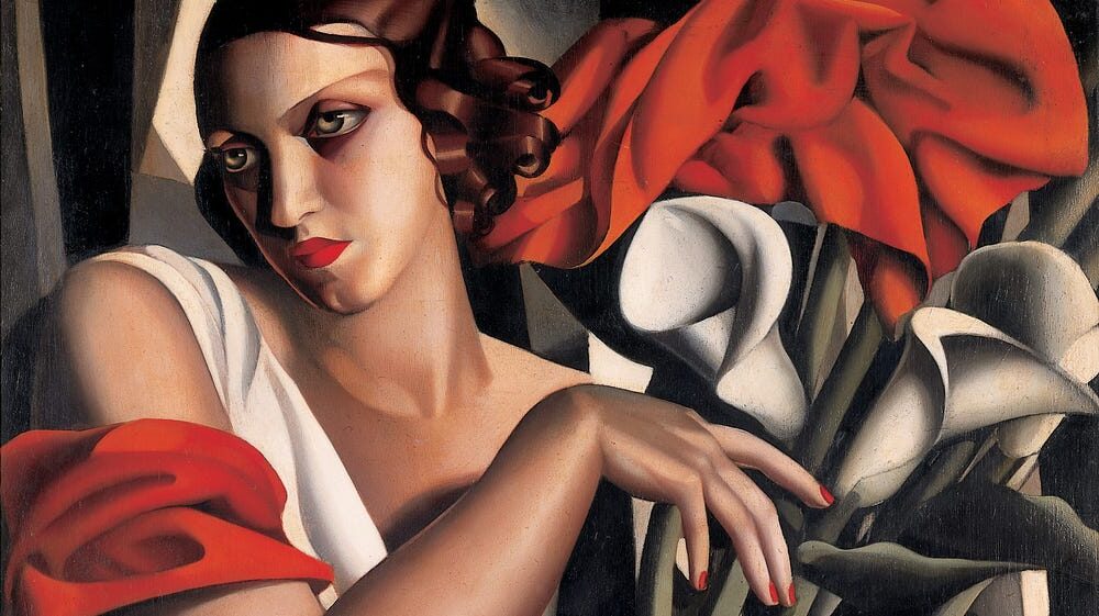 Portrait of Ira P. (detail), 1930 by Tamara de Lempicka