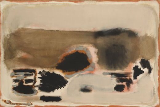 No.5/No.24, 1948 reflects Rothko’s transition from surrealism to abstraction.