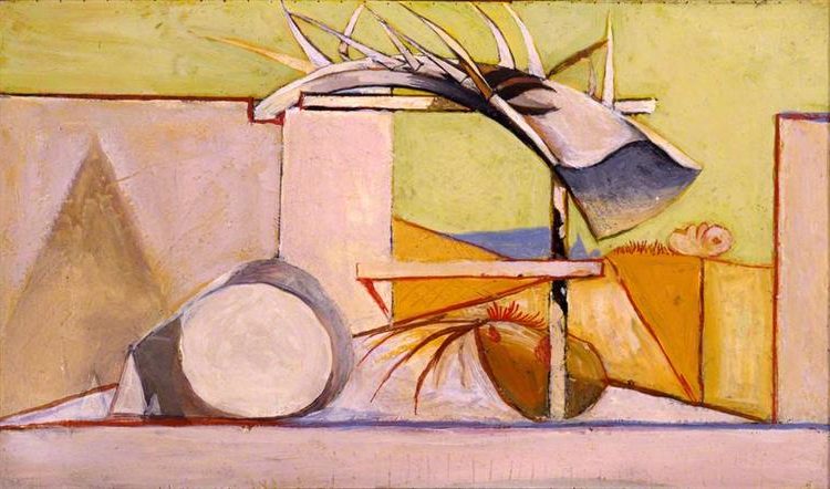 Palm on Wall, 1948, by Graham Sutherland reflects the artist's shift to brighter palettes inspired by the Mediterranean