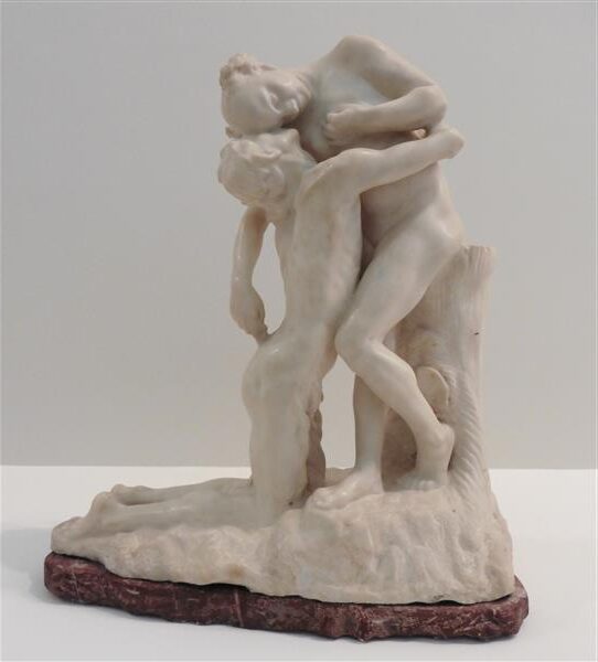 Sakountala, Dite Vertumne Et Pomone (1905) by Camille Claudel reflects a fusion of mythological narrative and expressive forms
