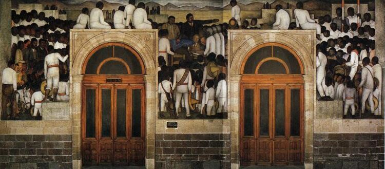 The Festival of the Distribution of the Land, 1923–1924 by Diego Rivera