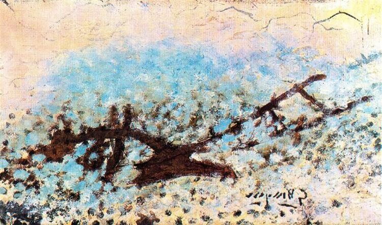 The Plow, 1961 reflects Braque’s exploration of agricultural themes through abstraction.