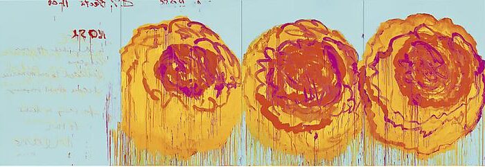 The Rose (I), 2008, by Cy Twombly