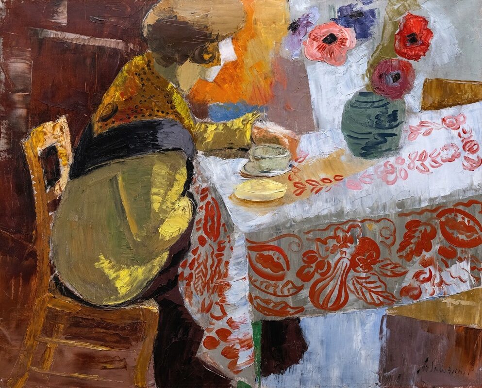 Breakfast, before 1925 by Isaac Grünewald  reflects the quiet intimacy of domestic life in early 20th-century Sweden.