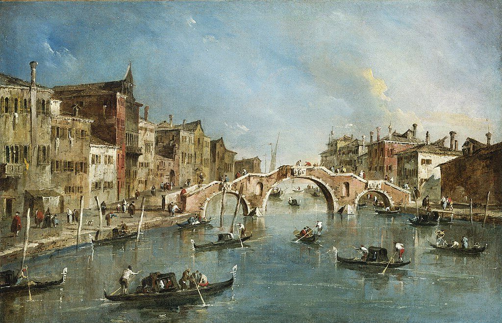 View on the Cannaregio Canal, Venice (c. 1775–1780) reflects the artist’s signature atmospheric style.