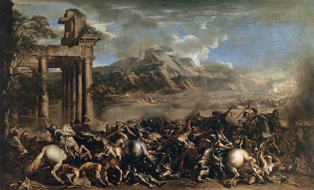 Heroic Battle (c. 1652–1664) by Salvator Rosa