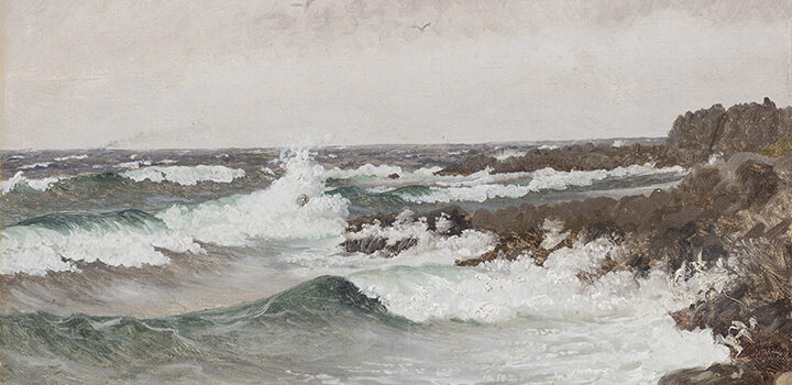 Onshore Gale, the Bornholm Coast, 1871 by Vilhelm Kyhn